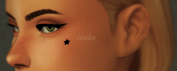 Sims 4 VOILES FACE STARS