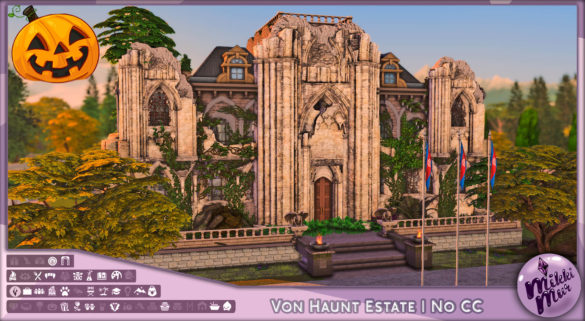 Sims 4 von haunt estate sims 4 halloween no cc