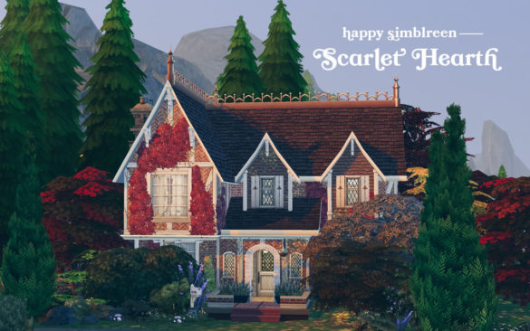 Sims 4 whyeverr scarlet hearth 2 bed 3 bath looking