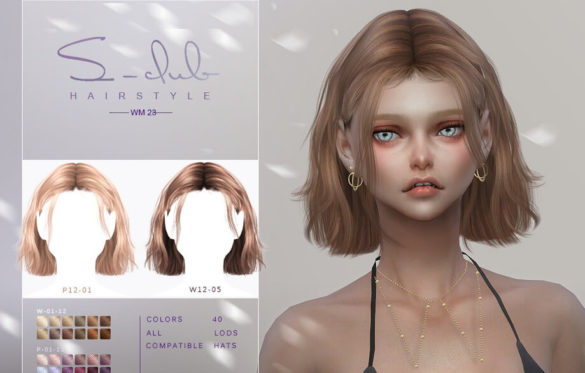 Sims 4 WM Hair 202123 by S-Club