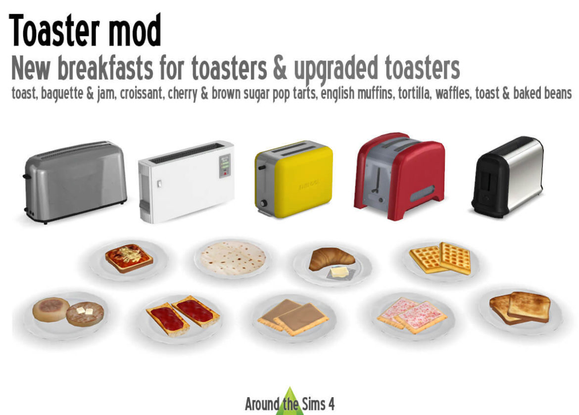 around the sims 4 toaster mod