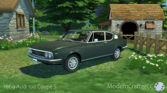 Sims 4 1969 Audi 100 Coupé S at Modern Crafter CC