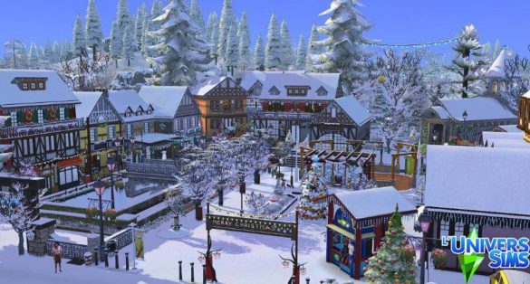 Alsace Christmas village V2 by meliaone