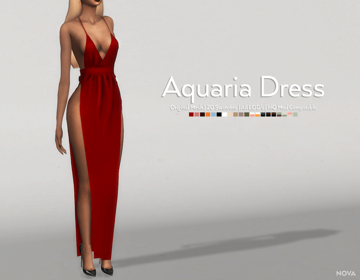 Sims 4 aquaria dress