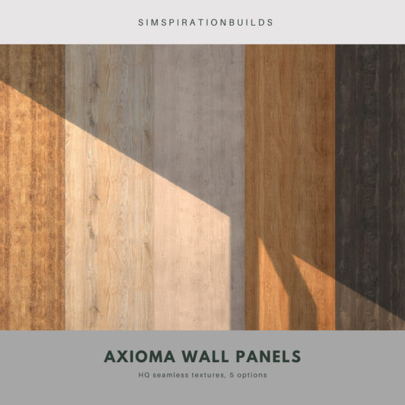 Sims 4 Axioma Wall Panels by Simspiration Builds
