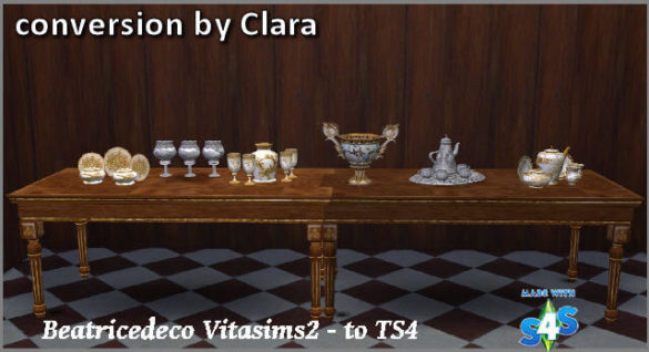 Sims 4 Beatricedeco VitaSims2 conversion by Clara