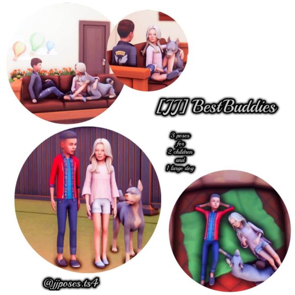 Sims 4 best buddies poses
