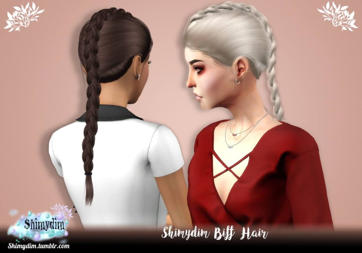 Biff Hair Naturals + Unnaturals Sims