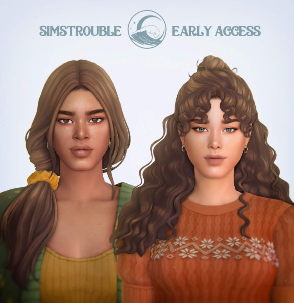Sims 4 Bruna Hairstyle