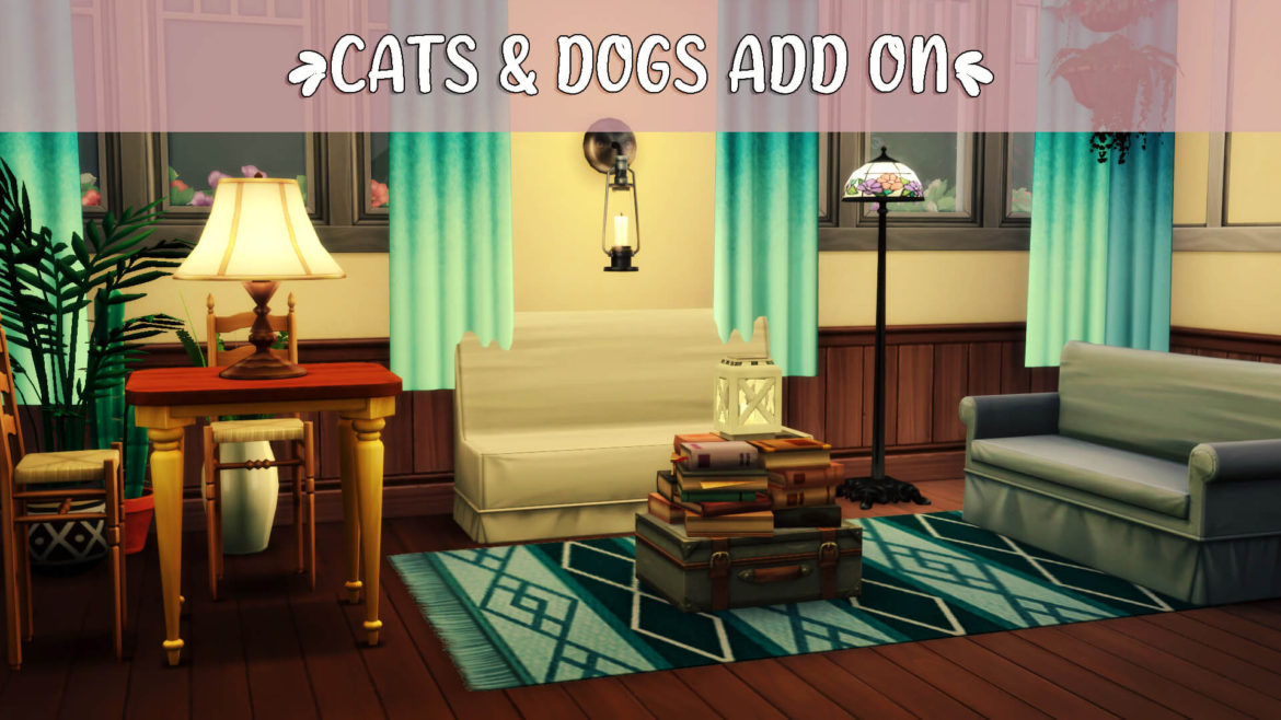 Sims 4 cats dogs add on all cc on this pack expect