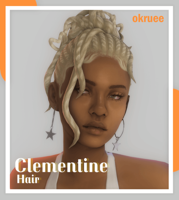 Sims 4 clementine hair