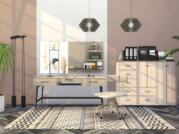 Sims 4 Cleveland Office by ArtVitalex at TSR