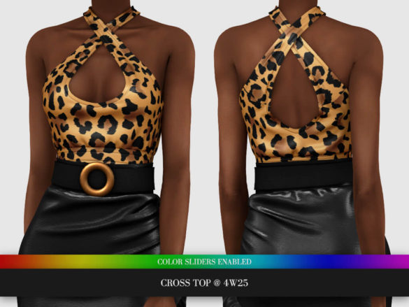 Sims 4 cross top