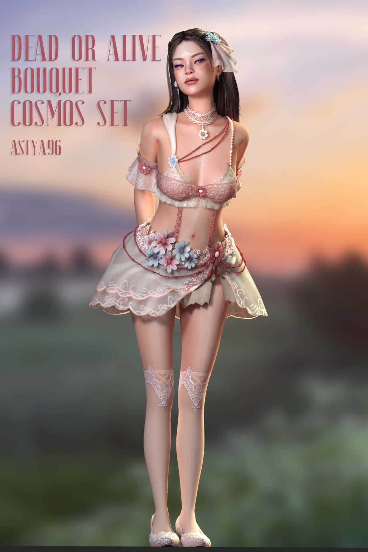 Sims 4 dead or alive bouquet cosmos set