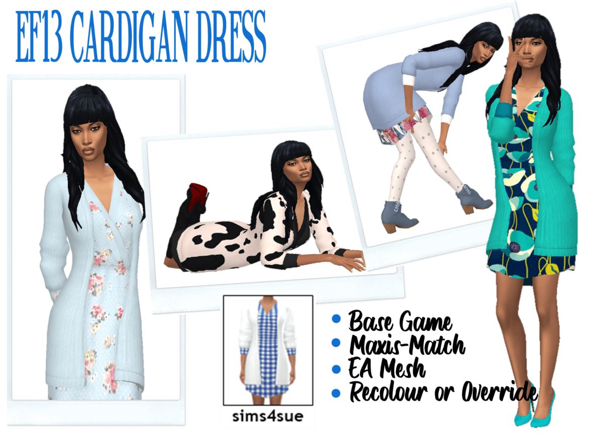 download ef13 cardigan dress base game recolour
