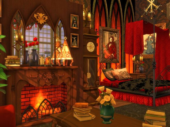 Sims 4 Dragonlord Chamber by Flubs79
