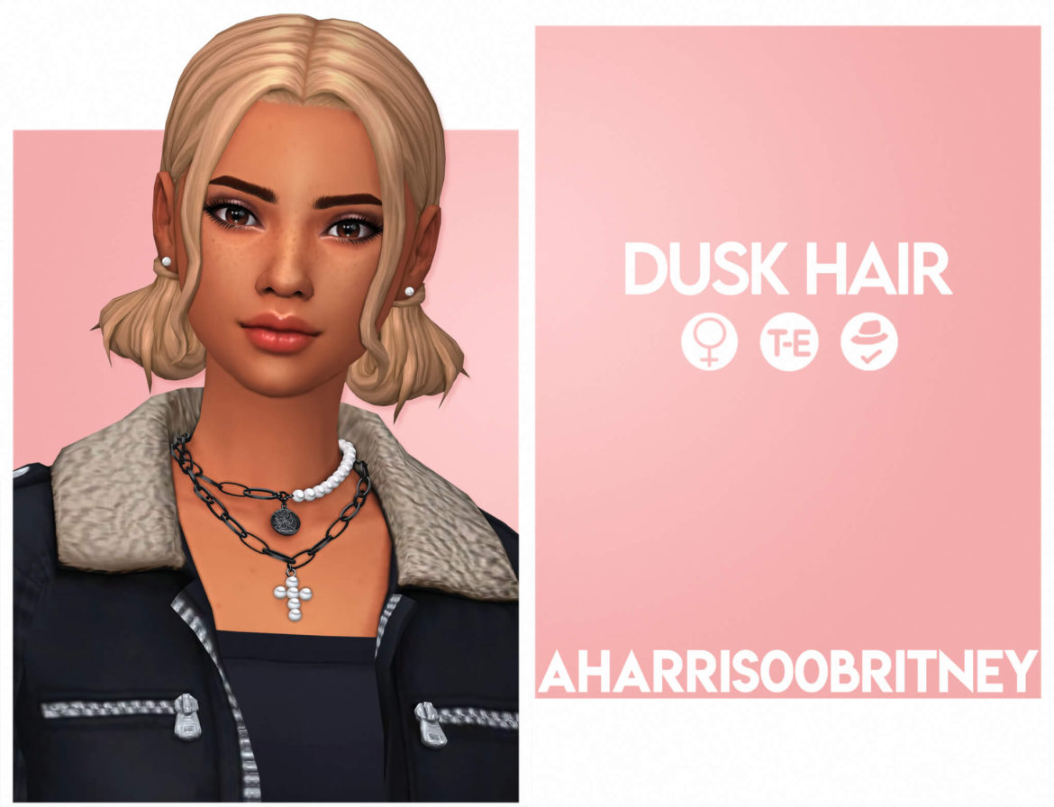 Sims 4 Dusk Hair at AHarris00Britney