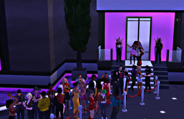 Sims 4 Ellemant Bouncer/Club Security Deco Sims