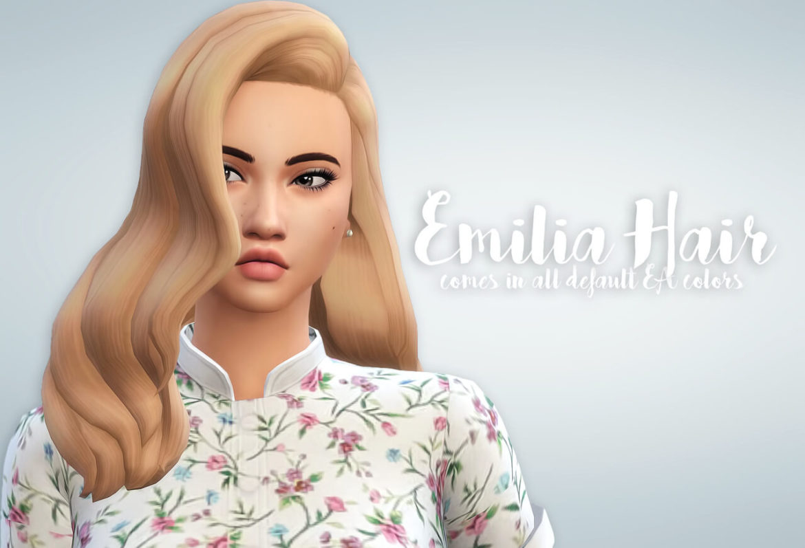 Sims 4 emilia hair