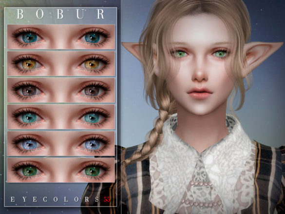 Sims 4 Eyecolors 55 by Bobur3