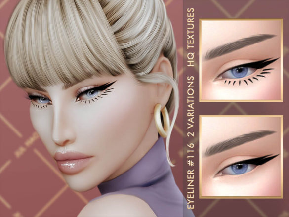 Sims 4 EYELINER #116 by Jul_Haos