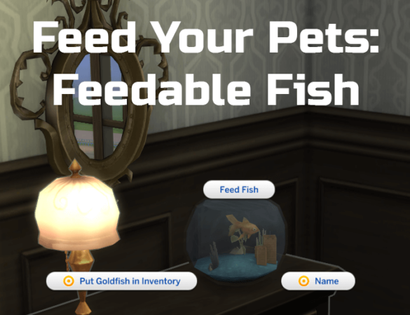 Sims 4 Feed Your Pets: Feedable Fish