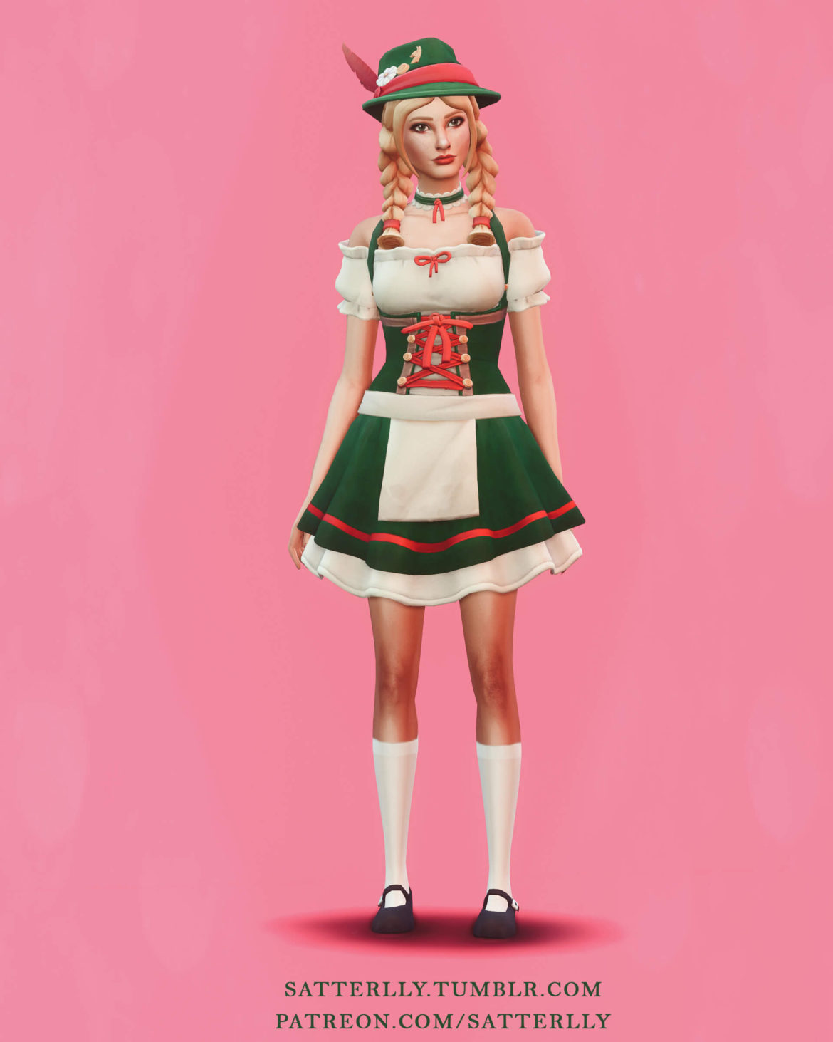 Sims 4 fortnite heidi outfit