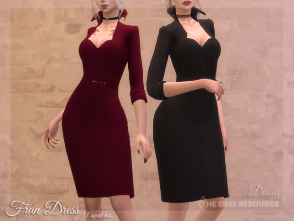 Sims 4 Fran Dress