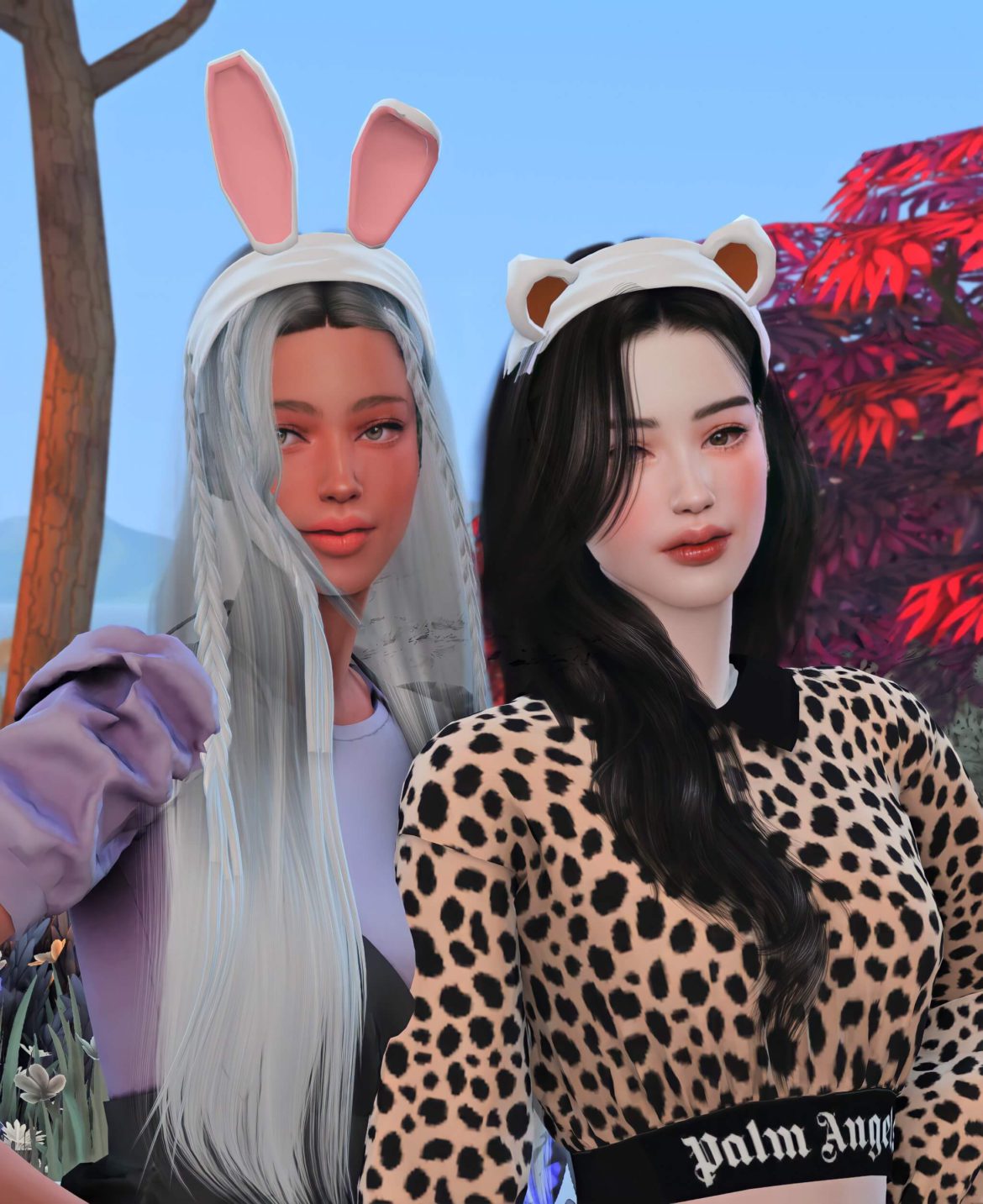 Sims 4 hairband ssiat noselip preset eunosims pose