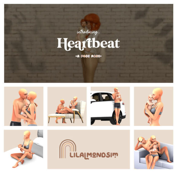 Sims 4 heartbeat pose pack