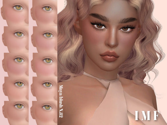 Sims 4 IMF Maya Blush N.82 by IzzieMcFire