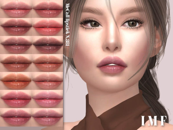 Sims 4 IMF McCall Lipstick N.381 by IzzieMcFire