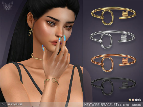 Sims 4 Key Wire Bracelet Set by feyona