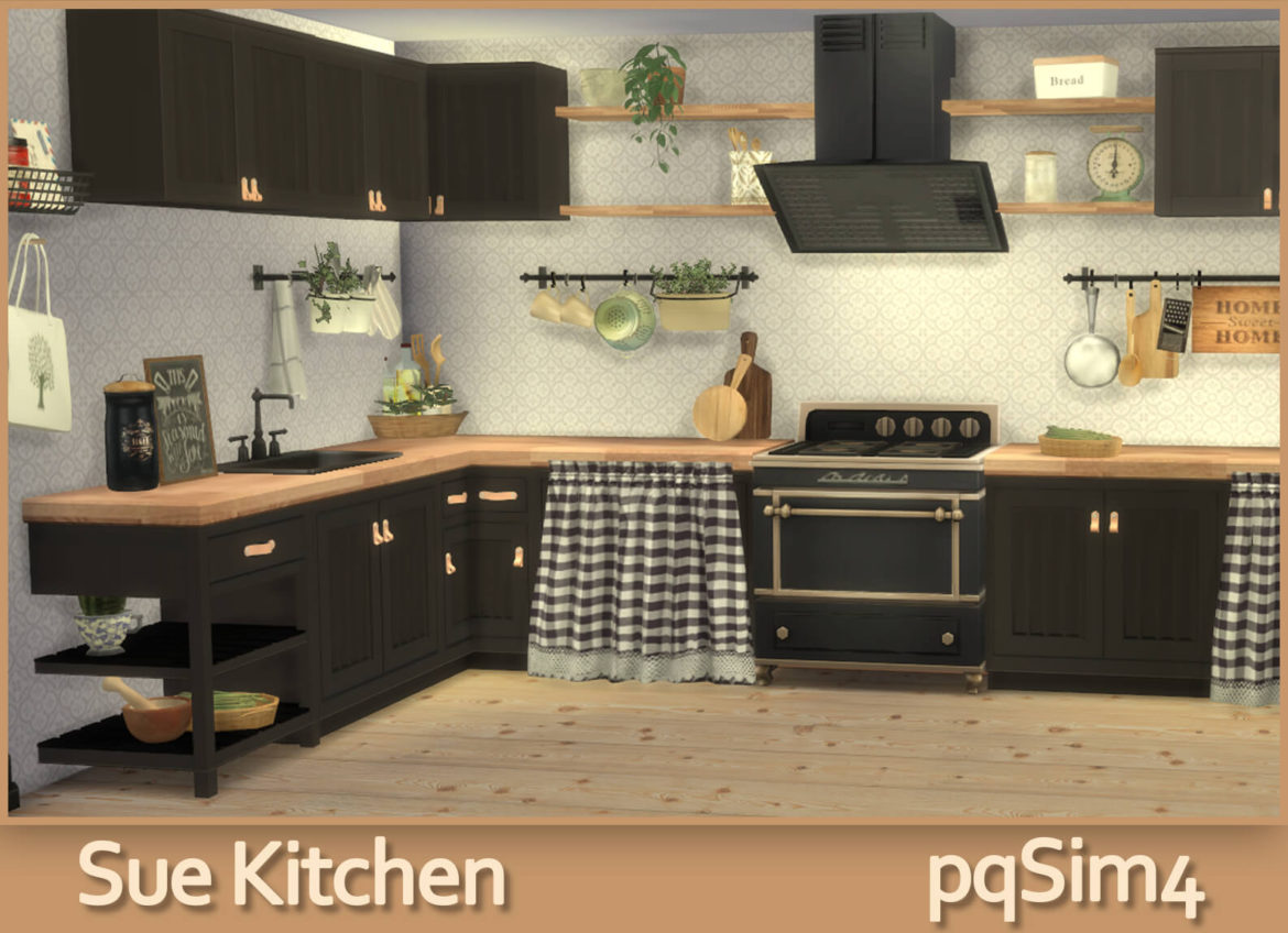 Sims 4 Kitchen “Sue” at pqSims4