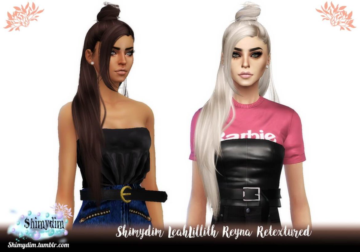 LeahLillith Reyna Hair Retexture Sims