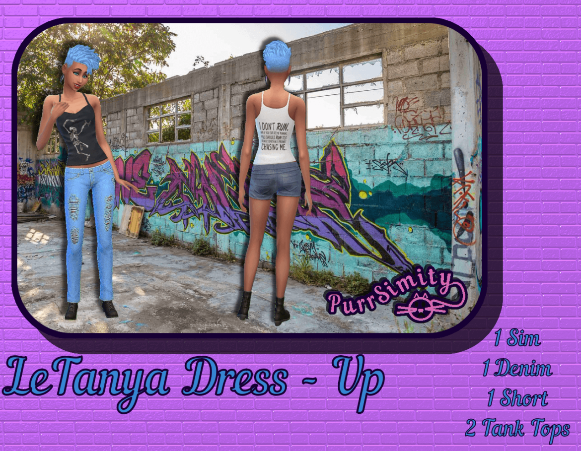Sims 4 LeTanya Dress – Up