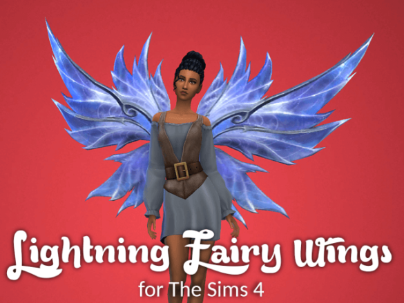 Sims 4 lightning fairy wings