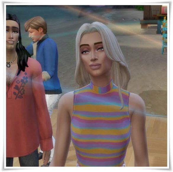 Sims 4 Lilly Hair 2 Versions at Birksches Sims Blog