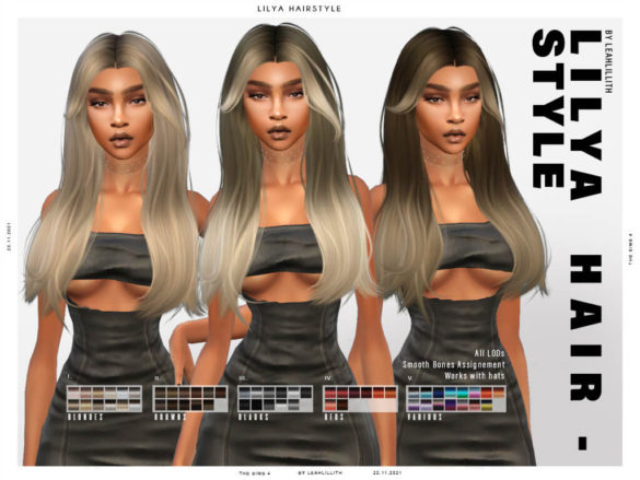 Sims 4 lilya hairstyle download