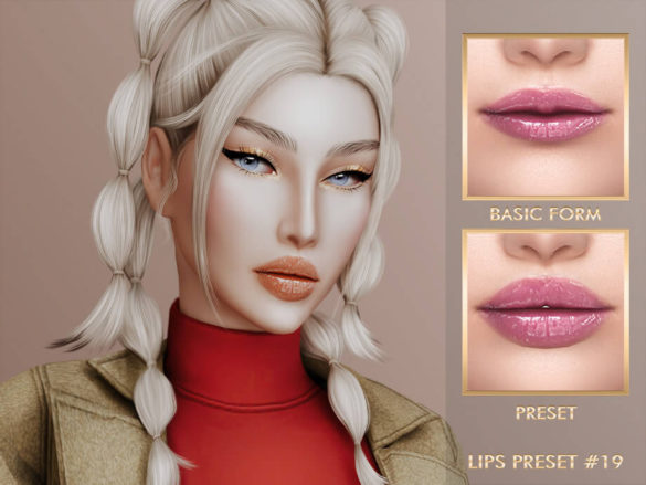 Sims 4 LIPS PRESET #19 by Jul_Haos at TSR