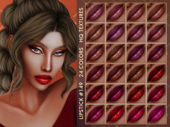 Sims 4 LIPSTICK #149 by Jul_Haos