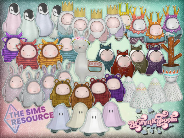 Sims 4 Litzoos Friends by ArwenKaboom at TSR