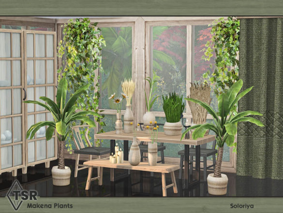 Sims 4 Makena Plants by soloriya