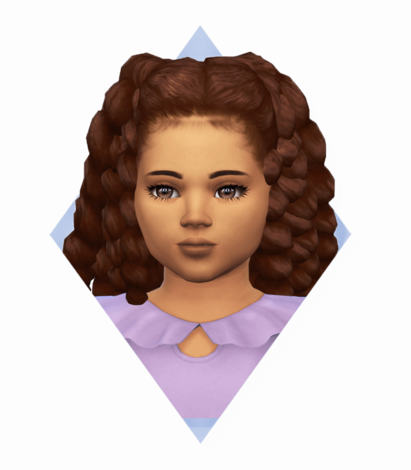 Sims 4 makenna hair