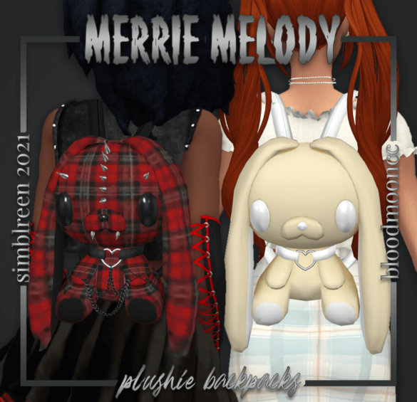 merrie melody backpack simblreen 2021 halloween
