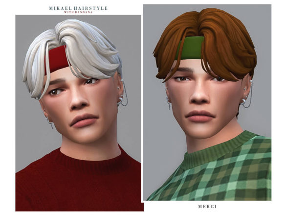 Sims 4 mikael hairstyle new maxis match hairstyle