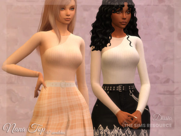 Sims 4 Nana Top by Dissia