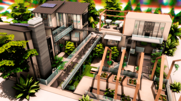 Sims 4 NO CC – Community Garden