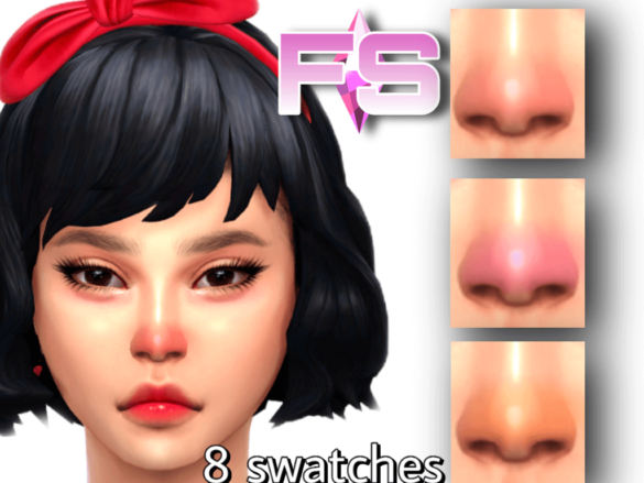 Sims 4 nose blush blush fs02