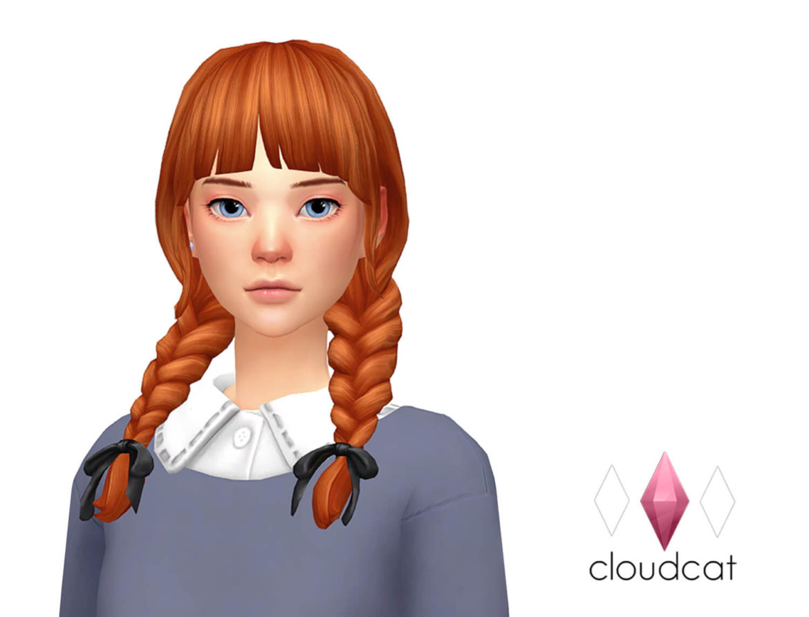 Sims 4 Omena Hair